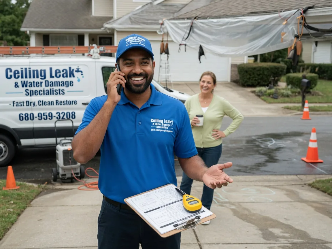 Ceiling Leak Cleanup Fayetteville, NC FAQs